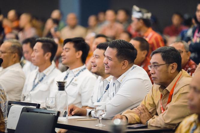 Bupati Bantaeng, Uji Nurdin menghadiri Munas sekaligus HUT ke-25 Apkasi di Manado, Jumat, 30, Mei 2025.
