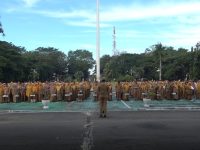 Ratusan ASN Pemkab Pangkep Ikut Apel Usai Libur Lebaran
