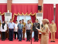 Wakil Gubernur Sulawesi Selatan, Fatmawati Rusdi, memimpin Upacara Peringatan Hari Lahir Pancasila Tahun 2025 di Baruga Asta Cita, Rumah Jabatan Gubernur Sulsel, Jalan Jenderal Sudirman, Makassar, Senin, 2 Juni 2025.