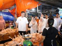 Jelang Hari Besa Keagamaan Nasional (HBKN) umat Muslim (Idul Adha 1446 H), Pemkab Pangkep sidak pasar sentral Pangkajene, Rabu(4/6).