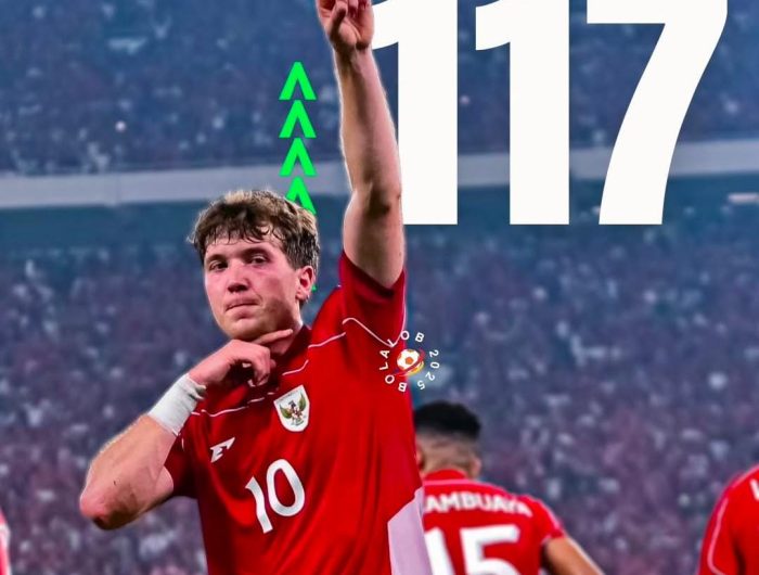 Timnas Indonesia mencatat lonjakan peringkat dalam daftar FIFA usai meraih kemenangan atas Tiongkok dalam laga Kualifikasi Piala Dunia 2026 yang digelar di Stadion Utama Gelora Bung Karno, Jakarta, pada Kamis malam, 5 Mei 2025. Hasil tersebut mengantarkan skuad Garuda naik ke posisi 117 dunia.