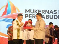 Wali Kota Makassar, Munafri Arifuddin, menghadiri Musyawarah Kerja Nasional (Mukernas) IV Persatuan Umat Buddha Indonesia (Permabudhi) yang digelar di Hotel Aston Makassar, Sabtu (28/6/2025).