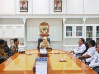 Wakil Wali Kota Makassar, Aliyah Mustika Ilham saat menerima rombongan Imigrasi Sulsel.