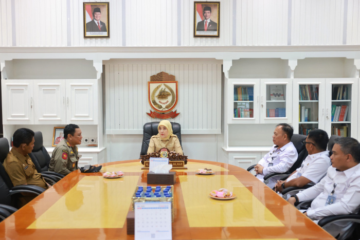 Wakil Wali Kota Makassar, Aliyah Mustika Ilham saat menerima rombongan Imigrasi Sulsel.