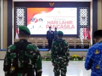 Upacara Peringatan Hari Lahir Pancasila dipimpin langsung oleh Bupati Pangkep, Muhammad Yusran Lalogau