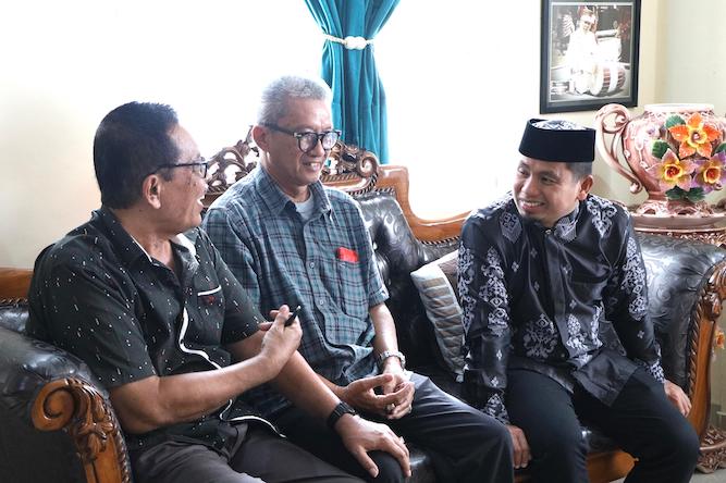 Wali Kota Parepare, Tasming Hamid, melakukan kunjungan silaturahmi ke kediaman almarhum Faisal Andi Sapada.