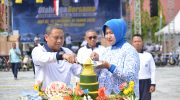 Semarak HUT ke-75 Lantamal VI berujung pada rangkaian akhir yaitu Olahraga Bersama satuan TNI AL Wilayah Sulawesi Selatan yang dilaksanakan di Lapangan Arafuru Mako Lantamal VI (01/07/2025).