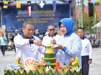 Semarak HUT ke-75 Lantamal VI berujung pada rangkaian akhir yaitu Olahraga Bersama satuan TNI AL Wilayah Sulawesi Selatan yang dilaksanakan di Lapangan Arafuru Mako Lantamal VI (01/07/2025).
