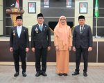 Wali Kota Parepare, H. Tasming Hamid (TSM), resmi melantik Amarun Agung Hamka sebagai Penjabat (Pj) Sekretaris Daerah (Sekda) dalam sebuah seremoni khidmat yang digelar di Auditorium BJ Habibie. Rabu, (2/7/2025).