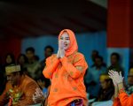 Wakil Gubernur Sulawesi Selatan, Fatmawati Rusdi, menghadiri malam puncak Hari Jadi ke-66 Kabupaten Maros sekaligus membuka secara resmi Festival Gau Maraja yang berlangsung di Lapangan Pallantikang, Kamis, 3 Juli 2025.