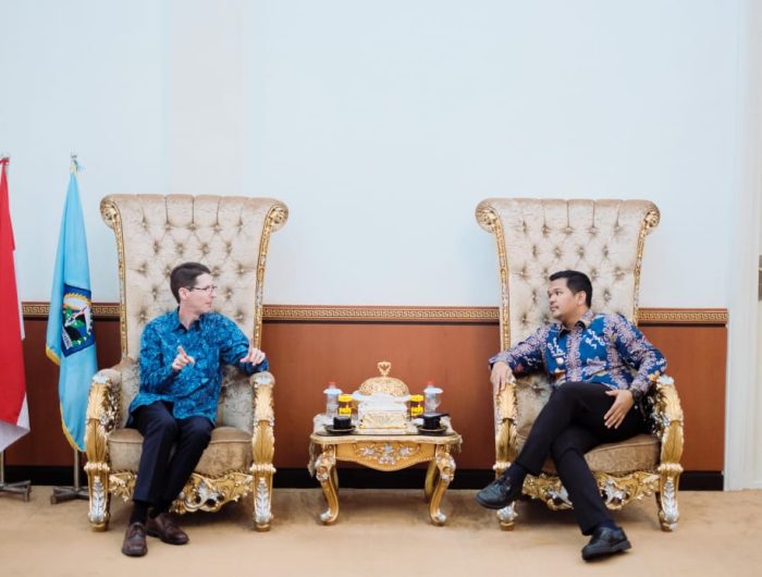 Bupati Bantaeng, M. Fathul Fauzy Nurdin menerima Konsul Jenderal (Konjen) Australia di Makassar Todd Dias, di Rumah Jabatan Bupati Bantaeng, Jumat, 4 Juli 2025.