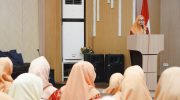 Dharma Wanita Persatuan (DWP) Provinsi Sulawesi Selatan menggelar kegiatan sosialisasi bertema pencegahan kekerasan dalam rumah tangga (KDRT) dan kekerasan seksual terhadap perempuan dan anak di Aula Bapenda Sulsel, Jalan A.P. Pettarani, Makassar, Jumat, 4 Juli 2025.