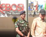 Wakil Komandan (Wadan) Lantamal VI Makassar Kolonel Laut (P) Nopriadi, M. Tr. Hanla. Mewakili Komandan Lantamal VI (Danlantamal VI) Makassar Brigadir Jenderal (Brigjen) TNI Mar Dr. Wahyudi, S.E., M.Tr.Hanla.,M.M., M.Han. Menghadiri Upacara Penutupan Pendidikan Dasar Militer, Pelatihan Manajerial, dan Penetapan Komponen Cadangan (Komcad) Sarjana Penggerak Pembangunan Indonesia (SPPI) BATCH-3 Tahun 2025. Bertempat di Lapangan Karebosi, Makassar. Sabtu (12/07/2025).