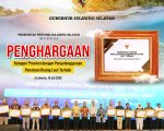 Kementerian Kelautan dan Perikanan (KKP) RI menganugerahkan penghargaan kepada Pemprov Sulsel atas keberhasilannya sebagai pemerintah provinsi dalam penyelenggaraan penataan ruang laut terbaik.