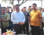 Dalam rangkaian kunjungan kerja di Majene, Sulawesi Barat, Menteri Pertanian (Mentan) Andi Amran Sulaiman turut memantau jalannya Gerakan Pangan Murah Beras SPHP (Stabilisasi Pasokan dan Harga Pangan).