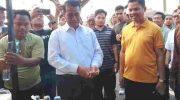 Dalam rangkaian kunjungan kerja di Majene, Sulawesi Barat, Menteri Pertanian (Mentan) Andi Amran Sulaiman turut memantau jalannya Gerakan Pangan Murah Beras SPHP (Stabilisasi Pasokan dan Harga Pangan).