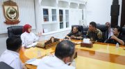 Wakil Wali Kota Makassar, Aliyah Mustika Ilham, menerima audiensi dari Badan Pengurus Daerah Badan Musyawarah Antar Gereja (BAMAG) Lembaga Keagamaan Kristen Indonesia (LKKI), di ruang kerja Wakil Wali Kota, Balai Kota Makassar, Rabu (23/7/2025).