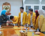 Wakil Wali Kota Makassar, Aliyah Mustika Ilham, menerima audiensi Pimpinan Daerah Ikatan Pelajar Muhammadiyah (PD IPM) Kota Makassar di Ruang Kerja Wakil Wali Kota, Kantor Balai Kota Makassar, Senin (28/7/2025).