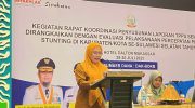Wakil Gubernur Sulawesi Selatan, Fatmawati Rusdi, menegaskan pentingnya kolaborasi lintas sektor untuk mempercepat penurunan angka stunting di Sulsel.