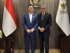 Ketua Ormas MKGR Sulsel, Taufan Pawe saat bersama Ketua Umum Ormas MKGR, Adies Kadir.