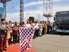 Gubernur Sulawesi Selatan, Andi Sudirman Sulaiman secara resmi meluncurkan Bus Trans Sulsel