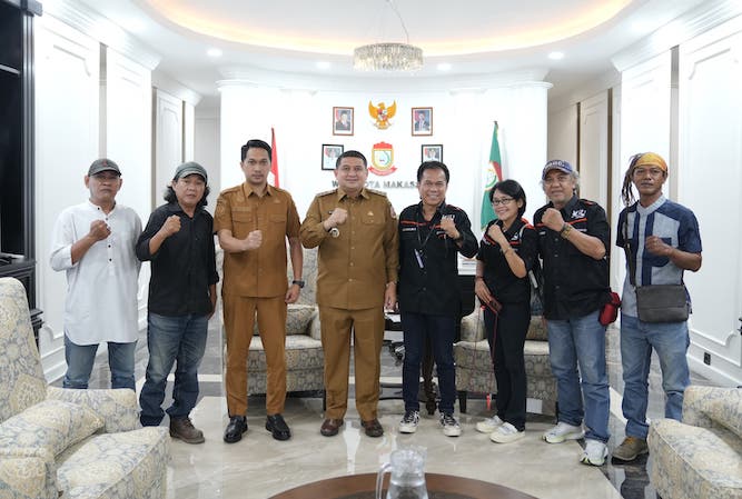 Wali Kota Makassar, Munafri Arifuddin saat menerima panitia Pekan Olahraga Nipah 2025