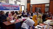 Verifikasi lanjutan program Kabupaten/Kota Sehat (KKS) secara daring melalui Zoom Meeting, Kamis 7 Agustus 2025. (Dok.Humas)
