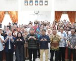 Wali Kota Makassar, Munafri Arifuddin, menerima kunjungan Asosiasi Pendidikan Tinggi Ilmu Komunikasi (ASPIKOM) di Baruga Angin Mamiri, Rumah Jabatan Wali Kota Makassar, Jumat (1/8/2025).