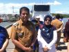 Matahari ufuk timur bersinar cerah terasa hangat, rombongan tenaga kesehatan berseragam putih berompi biru melangkah mantap dari lapangan Rumah Jabatan Gubernur Sulawesi Selatan, Senin, 4 Agustus 2025.