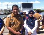 Matahari ufuk timur bersinar cerah terasa hangat, rombongan tenaga kesehatan berseragam putih berompi biru melangkah mantap dari lapangan Rumah Jabatan Gubernur Sulawesi Selatan, Senin, 4 Agustus 2025.