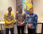 Bupati Bantaeng, M. Fathul Fauzy Nurdin menghadiri pengarahan nasional yang disampaikan Menteri Lingkungan Hidup dan Kehutanan (LHK), Hanif Faisol Nurofiq terkait reformulasi Program Adipura tahun 2025, di Hotel Fairmont, Jakarta, Senin, 4 Agustus 2025.