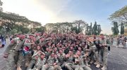 Sebanyak 408 Pegawai Pemerintah dengan Perjanjian Kerja (PPPK) pada Satuan Polisi Pamong Praja (Satpol PP) Provinsi Sulawesi Selatan resmi menerima Surat Pernyataan Melaksanakan Tugas (SPMT) melalui Apel Besar di Lapangan Kantor Gubernur Sulsel, Senin, 4 Agustus 2025.