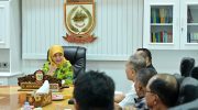 Wakil Wali Kota Makassar, Aliyah Mustika Ilham, menerima kunjungan audiensi dari Majelis Gereja Jemaat Pniel Perumnas, Klasis Makassar Tengah Wilayah IV, di Ruang Wakil Wali Kota, Kantor Wali Kota Makassar, Kamis (7/8/2025).