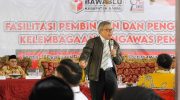 Badan Pengawas Pemilihan Umum (Bawaslu) Kabupaten Barru menggelar kegiatan Fasilitasi Pembinaan dan Penguatan Kelembagaan Pengawas Pemilu di Kampung Bugis Jaasyira, Siawung, Kabupaten Barru, pada Jumat, 8 Agustus 2025. Acara ini menghadirkan Anggota Komisi II DPR RI, Taufan Pawe, sebagai pemateri utama.
