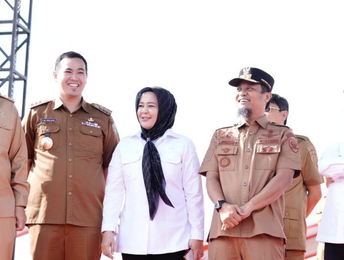 Pemerintah Provinsi Sulawesi Selatan meluncurkan uji coba terbang pesawat amfibi (seaplane) sekaligus menandai peletakan prasasti groundbreaking pembangunan water aerodrome di Taman Andalan, kawasan Center Point of Indonesia (CPI) Makassar, Senin, 11 Agustus 2025.