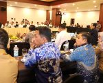 Wali Kota Parepare, Tasming Hamid, menghadiri kegiatan kunjungan kerja atau reses Komisi XI DPR RI masa sidang IV tahun sidang 2024–2025 yang digelar di Provinsi Sulawesi Selatan.