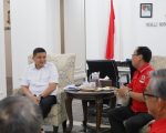 Wali Kota Makassar, Munafri Arifuddin, menerima kunjungan dari Dewan Pimpinan Daerah (DPD) Asosiasi Pendeta Indonesia (API) Sulawesi Selatan di Balai Kota Makassar, Rabu (13/8/2025).