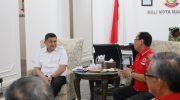 Wali Kota Makassar, Munafri Arifuddin, menerima kunjungan dari Dewan Pimpinan Daerah (DPD) Asosiasi Pendeta Indonesia (API) Sulawesi Selatan di Balai Kota Makassar, Rabu (13/8/2025).