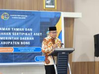 Anggota Komisi II DPR RI, Taufan Pawe, mendorong sinergi antara pemerintah daerah dan Kementerian ATR/BPN untuk mempercepat penataan aset. Hal ini ia sampaikan dalam acara ramah tamah dan silaturahim yang digelar di Kantor Pertanahan Kabupaten Bone, Selasa 12 Agustus 2025.