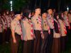 Wakil Gubernur Sulawesi Selatan sekaligus Ketua Kwartir Cabang (Kwarcab) Kota Makassar, Fatmawati Rusdi, menerima Lencana Melati dari Kwartir Nasional (Kwarnas) Gerakan Pramuka pada prosesi penganugerahan di Lapangan Perkemahan Putri 2, Bumi Perkemahan dan Graha Wisata Pramuka (Buperta) Cibubur, Rabu, 13 Agustus 2025.