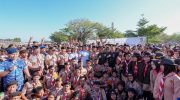 Gubernur Sulawesi Selatan, Andi Sudirman Sulaiman menjadi pembina upacara peringatan Hari Pramuka ke-64 tingkat Kwartir Daerah (Kwarda) Provinsi Sulsel, yang digelar di Perkemahan Kawasan Center Point of Indonesia (CPI), Kota Makassar, Kamis (14/8/2025).