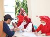 Sekitar 150 warga memanfaatkan layanan pemeriksaan kesehatan gratis yang digelar UPT RSUD Haji Makassar, Jalan Daeng Ngeppe, Jumat (15/8/2025). Kegiatan ini merupakan bagian dari rangkaian peringatan HUT ke-80 Kemerdekaan Republik Indonesia.