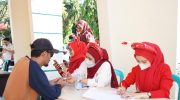 Sekitar 150 warga memanfaatkan layanan pemeriksaan kesehatan gratis yang digelar UPT RSUD Haji Makassar, Jalan Daeng Ngeppe, Jumat (15/8/2025). Kegiatan ini merupakan bagian dari rangkaian peringatan HUT ke-80 Kemerdekaan Republik Indonesia.