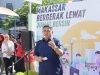 Menjelang peringatan HUT ke-80 RI, Pemerintah Kota Makassar menggelar kegiatan Jumat Bersih yang terpusat di Kanal Sinrijala, Kelurahan Baraya Timur, Kecamatan Makassar, Jumat (15/8/2025). Kanal yang terletak di dekat jalan tembus Poros Pettarani tersebut tampak kumuh, berbau tak sedap, dan dipenuhi sampah.