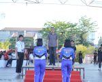 Menjelang peringatan Hari Ulang Tahun (HUT) ke-80 Kemerdekaan Republik Indonesia, Pemerintah Kota Makassar menggelar gladi bersih di Tribun Lapangan Karebosi, Jumat pagi (15/8/2025). Wali Kota Makassar, Munafri Arifuddin, hadir memimpin jalannya gladi sekaligus bertindak sebagai Inspektur Upacara pada 17 Agustus mendatang.