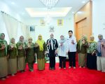 Wakil Gubernur Sulawesi Selatan, Fatmawati Rusdi, menerima audiensi Pengurus Perkumpulan Pemberantasan Tuberkulosis Indonesia (PPTI) Provinsi Sulawesi Selatan di Rumah Jabatan Wakil Gubernur, Jalan Yusuf Dg Ngawing, Makassar, Rabu, 20 Agustus 2025.