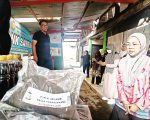 Ketua Forum Kota Sehat Makassar, Melinda Aksa, melakukan kunjungan mendadak ke Pasar Panakkukang, Jumat (22/8/2024).