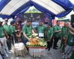 Wali Kota Makassar, Munafri Arifuddin (Appi), menghadiri perayaan ulang tahun ke-9 Komunitas Perjaka (Persatuan Pejalan Kaki Bukit Baruga) yang digelar di kawasan Bukit Baruga Antang, Kecamatan Manggala, Minggu (24/08/2025).