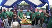 Wali Kota Makassar, Munafri Arifuddin (Appi), menghadiri perayaan ulang tahun ke-9 Komunitas Perjaka (Persatuan Pejalan Kaki Bukit Baruga) yang digelar di kawasan Bukit Baruga Antang, Kecamatan Manggala, Minggu (24/08/2025).