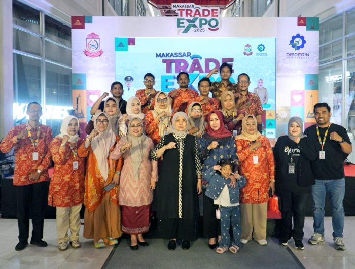 Wakil Wali Kota Makassar, Aliyah Mustika Ilham, menghadiri Makassar Trade Expo 2025 yang berlangsung di Atrium Paris Trans Studio Mall Makassar, Minggu (24/8/2025).